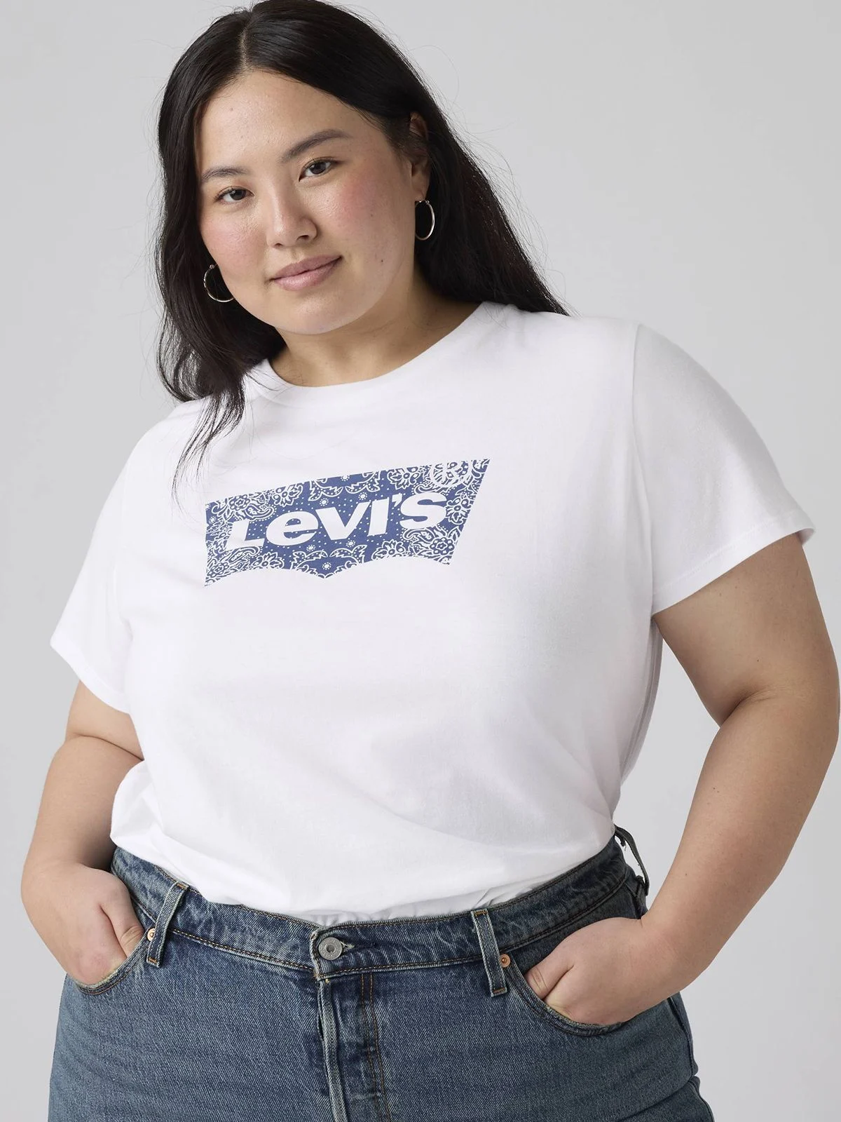 Tshirt γυναικείο plus size με logo