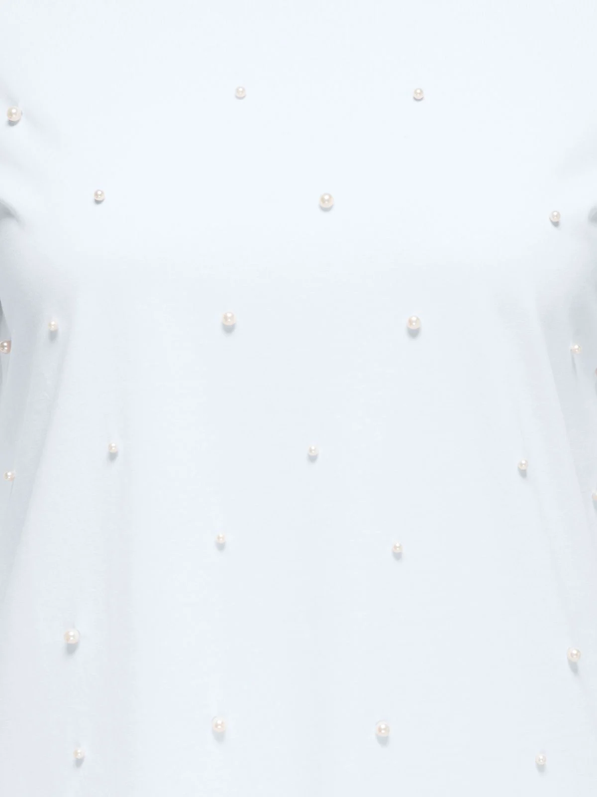 T-shirt plus size με διακοσμητικές πέρλες - Image 4