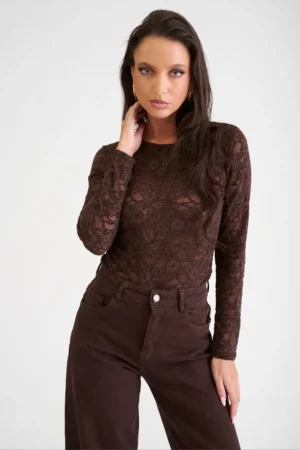 top me velvet dantela 10094177 gj65
