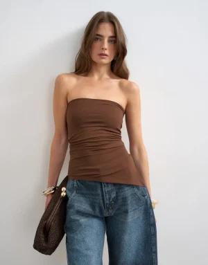 topshop tsmadisonspildsidebandeautopjrs brown (3)