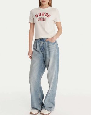 Alternative view of Μπλούζα κοντομάνικη με κόκκινη στάμπα