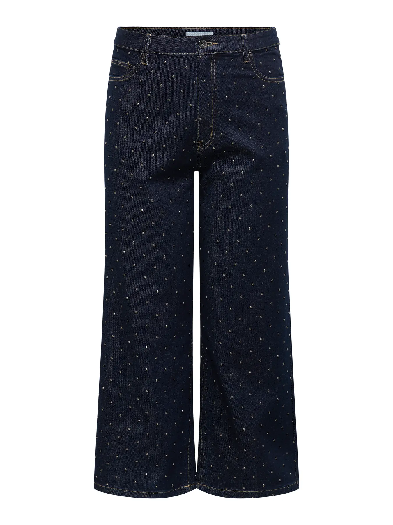 Τζιν παντελόνι wide leg με τρουκς Plus size - Image 4